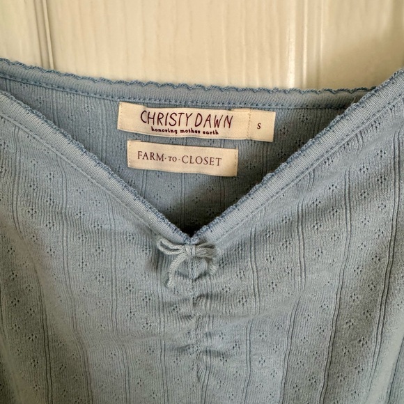 Christy Dawn The Bernice Dress in Celeste Blue, Size Small - Picture 7 of 10